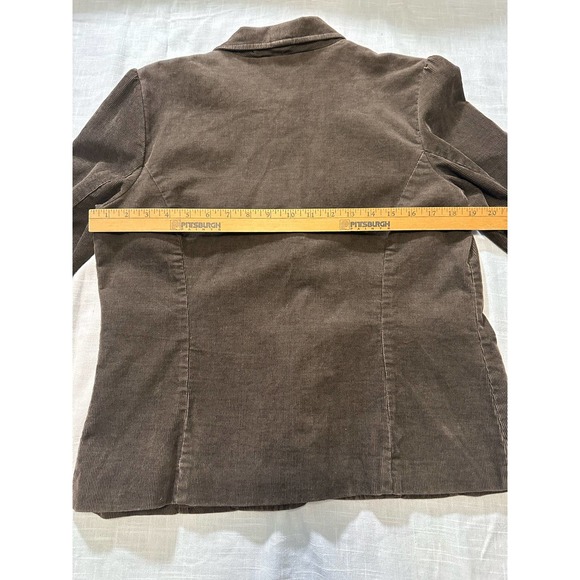 Old Navy Brown Stretch Corduroy Jacket with Cherry Lining-Large - Picture 15 of 16